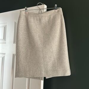 Jcrew factory heather grey wool pencil skirt